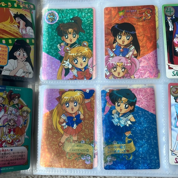 Set of Assorted Vintage 1990s Sailor Moon Trading Cards - Picture 12 of 17